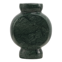 Marmorvase Circle Grün