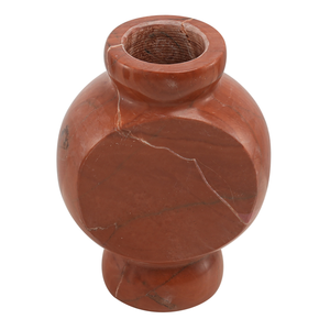 Marble Vase Circle Red