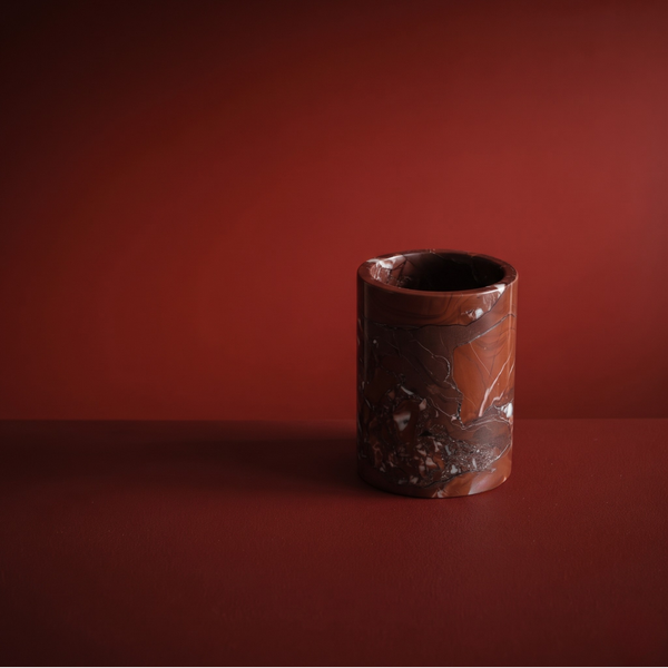 Weinkühler Marmor Rot