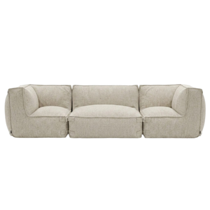 Canapé lounge modulaire intérieur 3,5 places Kiki Bouclé Taupe