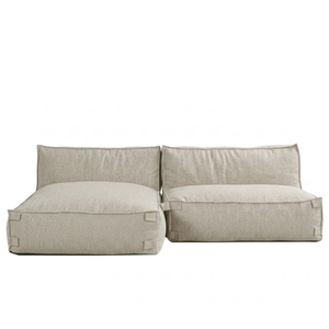 Modulares Indoor Lounge Sofa Kiki S Bouclé Taupe
