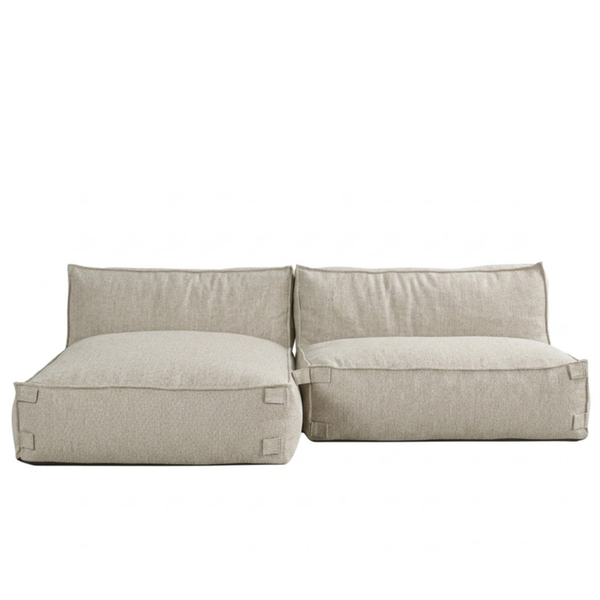 Modulares Indoor Lounge Sofa Kiki S Bouclé Taupe