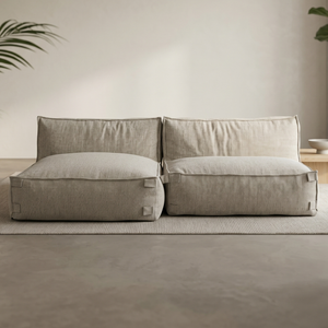 Modular Indoor Lounge Sofa Kiki S Bouclé Taupe
