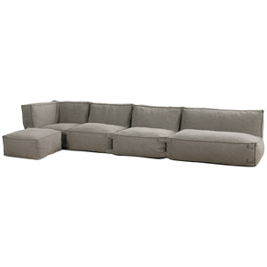 Modulaire Indoor Lounge Bank 4,5 Zits Bouclé Bruin