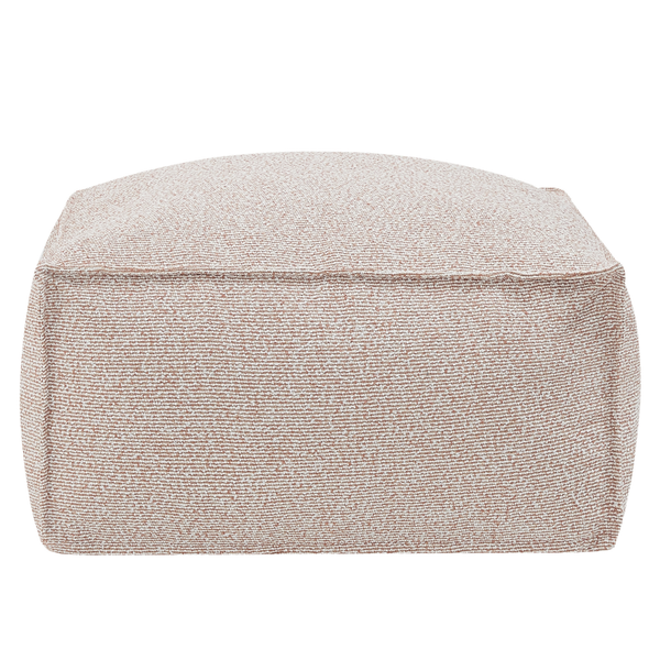 Ensemble Lounge d’Extérieur Kiki 4,5 Places avec Pouf Rouge Doux