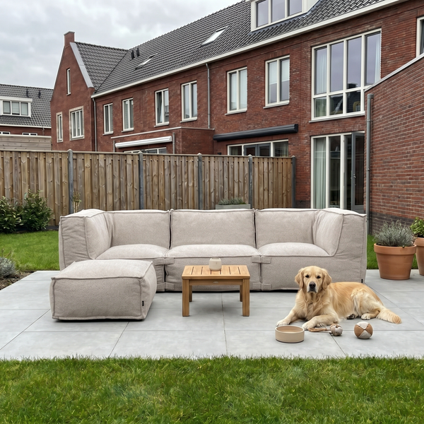 Outdoor Loungeset 3-Sitzer Kiki Taupe