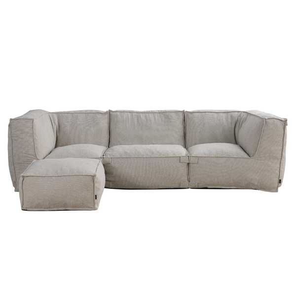 Outdoor Loungeset 3-Sitzer Kiki Taupe