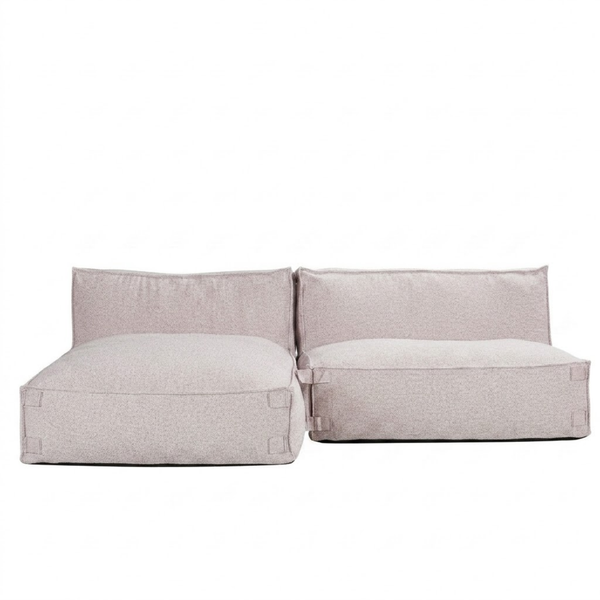 Outdoor Lounge Set 3 Seater With Lounge Kiki Soft Red