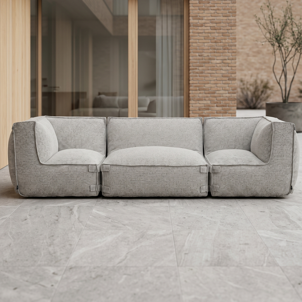 Outdoor Lounge Set 3,5 Seater Kiki Grey