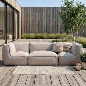 Outdoor Lounge Set 3,5 Seater Kiki Soft Red
