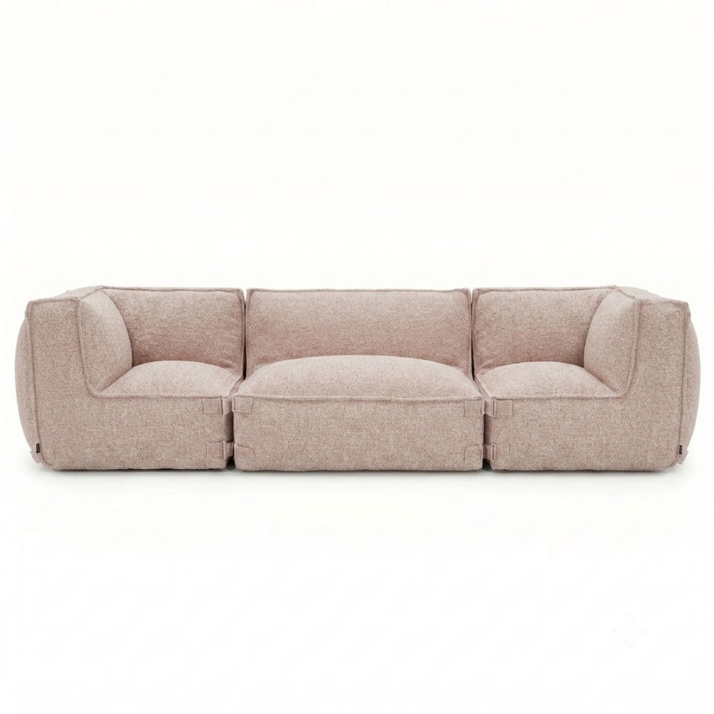 Outdoor Lounge Set 3,5 Seater Kiki Soft Red