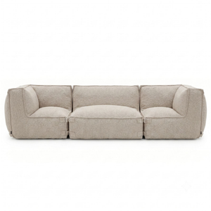 Outdoor Lounge Set 3,5 zits Kiki + Hocker Taupe