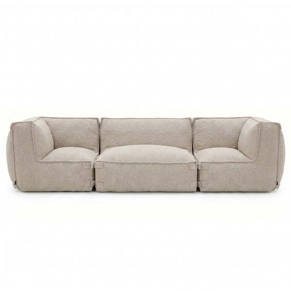 Outdoor Lounge Set 3,5 zits Kiki + Hocker Taupe