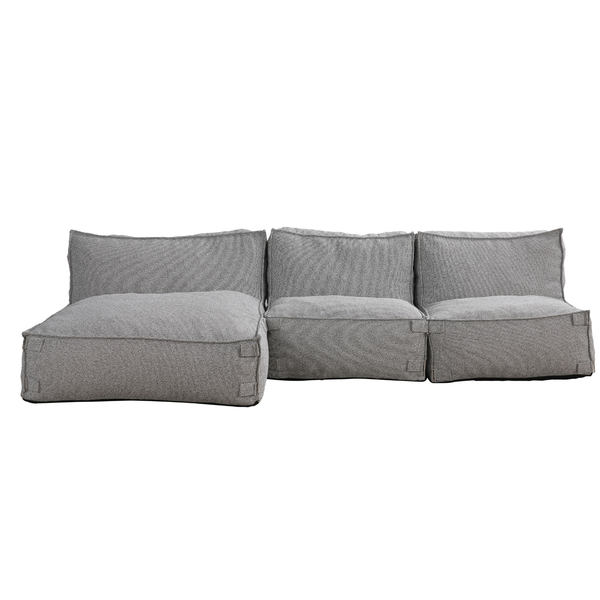 Outdoor Loungeset 3,5-Sitzer mit Lounge Kiki Grau
