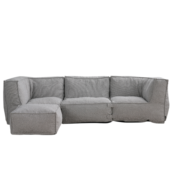 Outdoor Lounge Set 3-Sitzer Kiki Grau