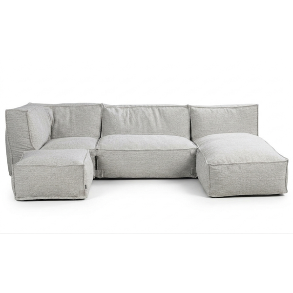 Outdoor Lounge Set L Kiki Grau