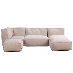 Outdoor Lounge Set L Kiki Soft Red