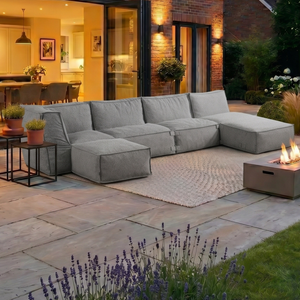 Outdoor Loungeset XL Kiki Grau