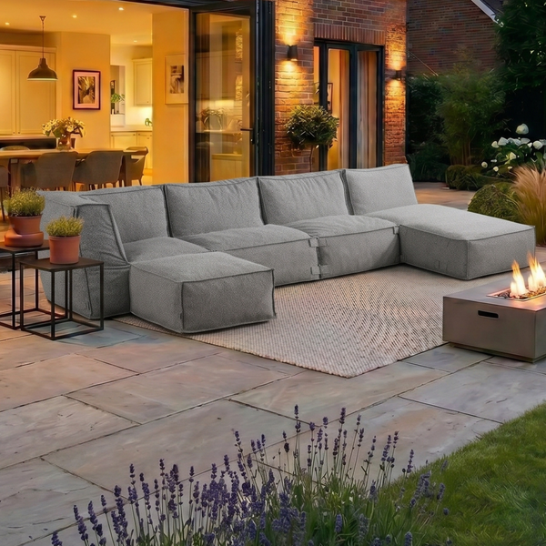 Outdoor Loungeset XL Kiki Grau