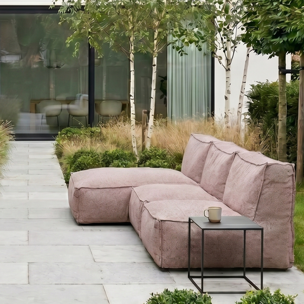 Outdoor Loungeset 3,5-Sitzer mit Lounge Kiki Soft Red