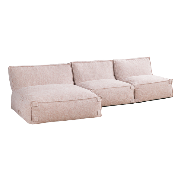 Outdoor Loungeset 3,5-Sitzer mit Lounge Kiki Soft Red