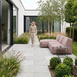 Outdoor Loungeset 3,5-Sitzer mit Lounge Kiki Soft Red
