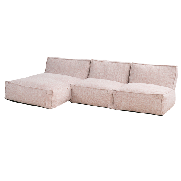 Outdoor Loungeset 3,5-Sitzer mit Lounge Kiki Soft Red