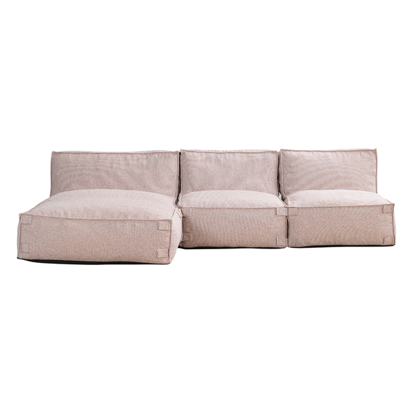 Outdoor Loungeset 3,5-Sitzer mit Lounge Kiki Soft Red