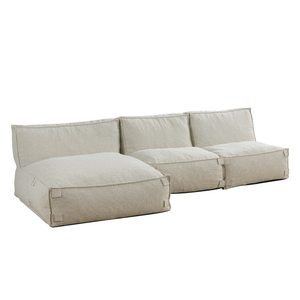 Outdoor Lounge Set 3,5-Sitzer mit Lounge Kiki Taupe