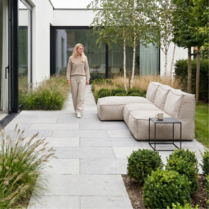 Outdoor Lounge Set 3,5-Sitzer mit Lounge Kiki Taupe