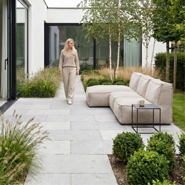 Outdoor Lounge Set 3,5-Sitzer mit Lounge Kiki Taupe