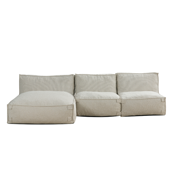Outdoor Lounge Set 3,5-Sitzer mit Lounge Kiki Taupe