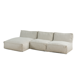 Outdoor Lounge Set 3,5-Sitzer mit Lounge Kiki Taupe