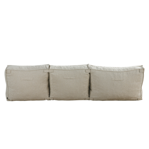 Outdoor Lounge Set 3,5-Sitzer mit Lounge Kiki Taupe