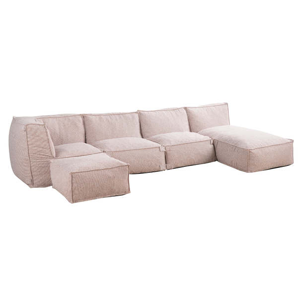Outdoor Lounge Set XL Kiki Soft Red