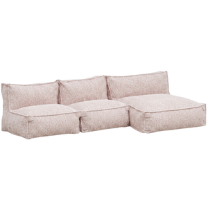 Outdoor Loungeset 3,5-Sitzer mit Lounge Kiki Soft Red