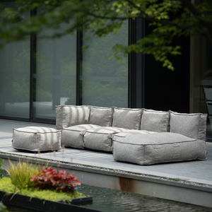 Outdoor Hocker Kiki Grey