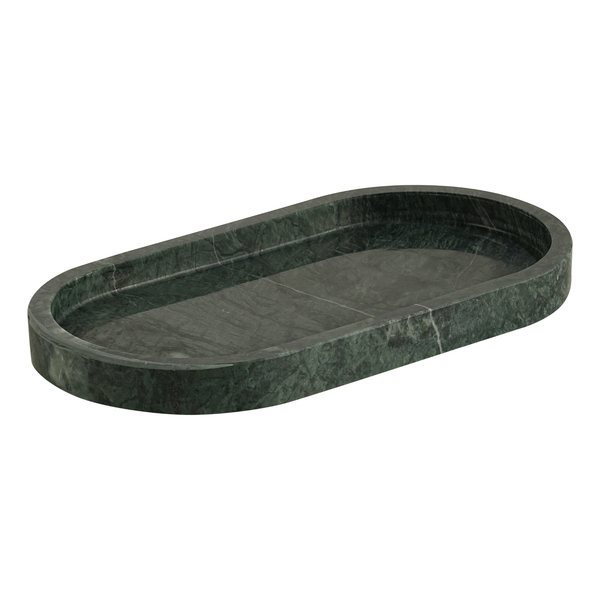 Ovale Marmeren Serveerplank & Plateau Groen