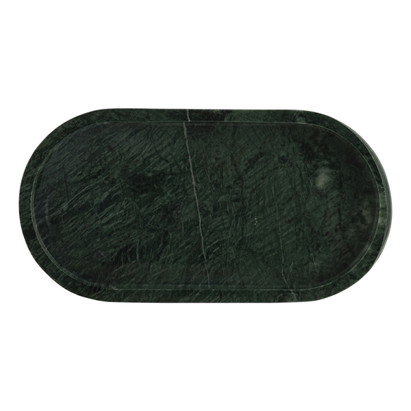 Ovale Marmeren Serveerplank & Plateau Groen