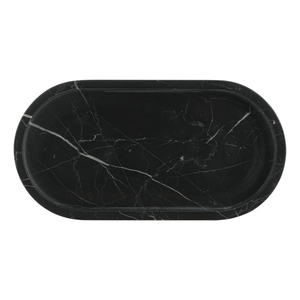Planche et Plateau Ovale en Marbre Noir
