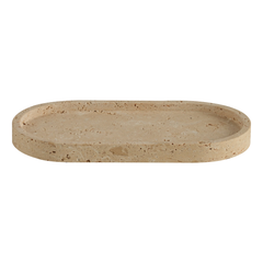 Tray Oval Travertin