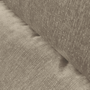 Fauteuil Marley avec Repose-pieds Chenille Taupe