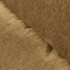 Fauteuil Marley avec Repose-pieds Chenille Jaune Ocre