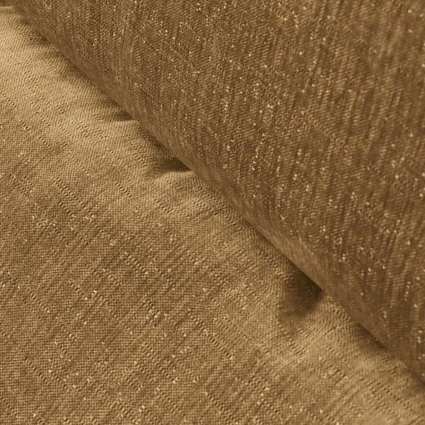 Fauteuil Marley avec Repose-pieds Chenille Jaune Ocre