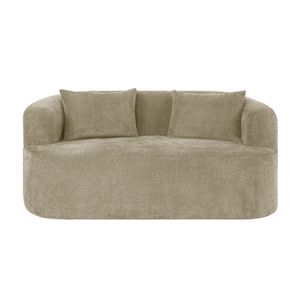 Canapé 2 Places Adele Chenille Taupe