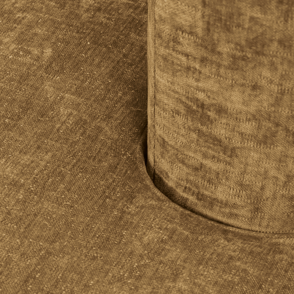 Canapé 2 Places Adele Chenille Jaune Ocre