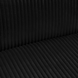 Beat Corner Sofa Corduroy Black