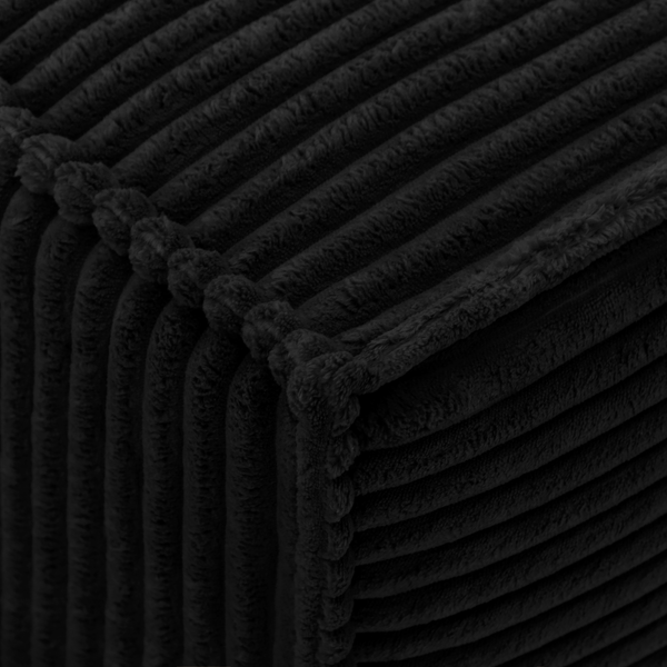 Beat Corner Sofa Corduroy Black