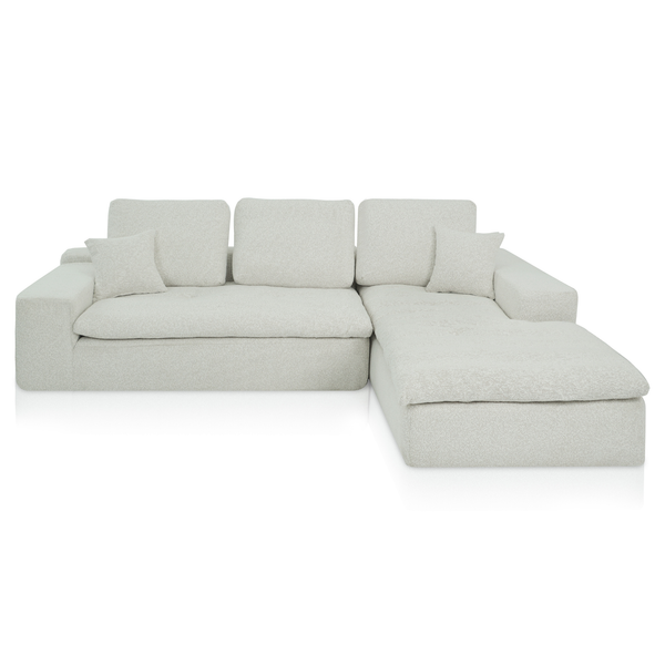 Lazy Corner Sofa Cloud Beige Right