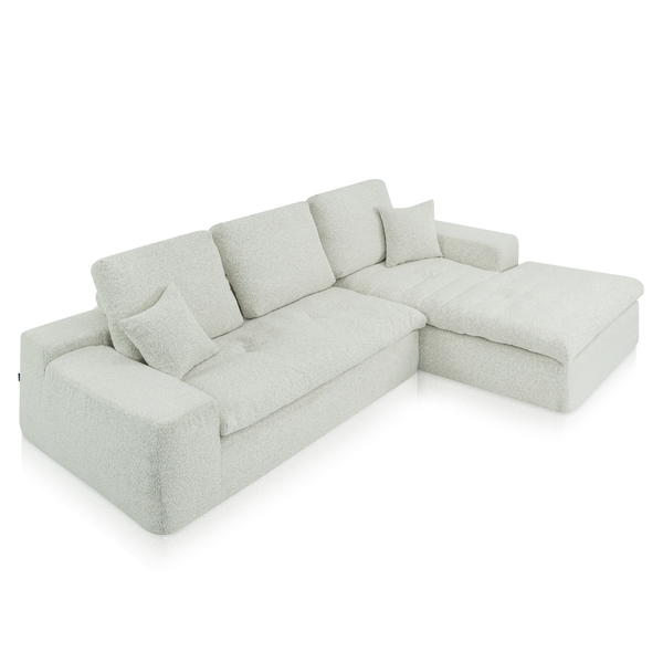 Lazy Corner Sofa Cloud Beige Right